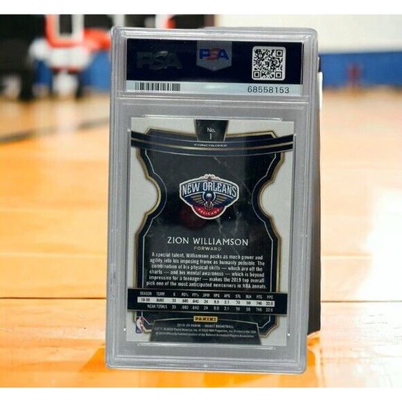 Zion Williamson 2019-20 Panini Select Concourse Zion #1 PSA 9 MINT Rookie RC - Picture 2 of 2